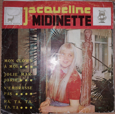 Disc Vinil 7# Jacqueline Midinette -Electrecord- 45-EDC 10.083 foto