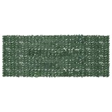 vidaXL Paravan Balcon Frunze Verde Inchis 400x150 cm pentru Intimitate si Decor Gradina