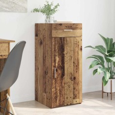vidaXL Bufet stejar artizanal 42.5 x 40 x 93 cm Lemn compozit