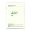 Dosar Medical A5 Biroco, 8 File, Imprimare Fata-Verso, Portret, Coperta Alb-Verde, Tip Carte