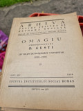 Arhiva pentru stiinta si reforma sociala 1936. Omagiu profesorului D. Gusti vol.II