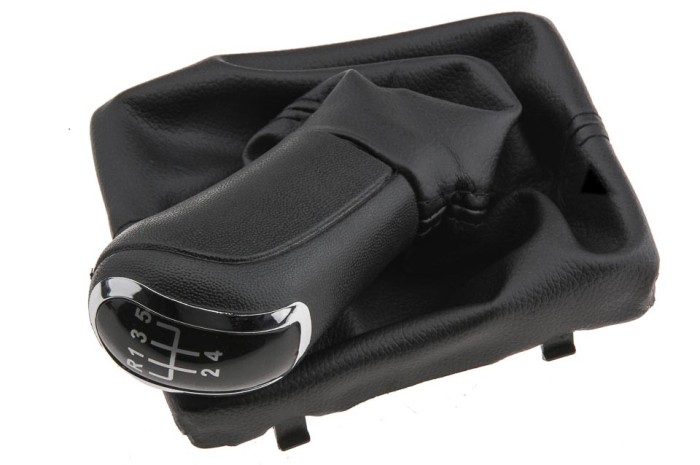 Maner schimbator viteze cu rama si manson Audi A4 (B8), 2007-2015, A5 (8T), 2007-2017, A6 (C6), 2004-2011; Q5 (8RB), 2008-2017, 5 Viteze, NTY GZB-AU-