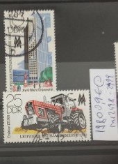 TS21 - Timbre serie DDR 1980 Mi2498-99