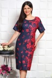 Cumpara ieftin Rochie cu imprimeu Ivete Floral - 60Marimea