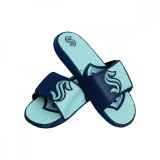 Seattle Kraken papuci de bărbați Colorblock Slipper - S = 39-41 EU