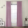 Set draperii din catifea cu rejansa din bumbac tip fagure, Madison, 200x260 cm, densitate 700 g/ml, Periwinkle, 2 buc