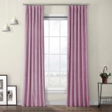 Draperie din catifea cu rejansa din bumbac tip fagure, Madison, 150x210 cm, densitate 700 g/ml, Periwinkle, 1 buc