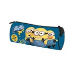 Penar neechipat cu 1 compartiment,forma cilindrica,model Minions,21x7x7 cm, St.Majewski