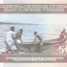 Burundi 50 Francs 2005, UNC, P36e