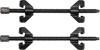 Set 2 Prese Arcuri YATO 82x355mm, Otel CrV, pentru Mecanica Auto, Service, Garaj