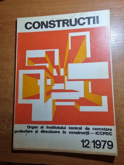 revista constructii decembrie 1979