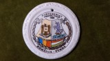 PLACHETA CERAMICA - PARTENERIAT PENTRU PACE - ROMANIA UNGARIA - TURDA 1996