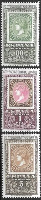 B0821 - Spania 1965 - Timbru/timbru 3v.neuzat,perfecta stare foto