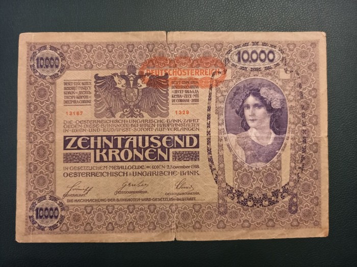10.000 Coroane 1918