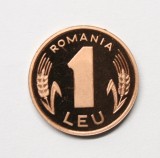 1 LEU 2000 DIN SET DE MONETARIE 2000 . PROOF .