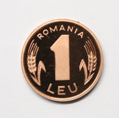 1 LEU 2000 DIN SET DE MONETARIE 2000 . PROOF . foto