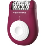 Epilator ROWENTA Easy Touch EP1120F0, 24 pensete, compact, ușor de utilizat, sistem de masaj, 3 accesorii, roz inchis