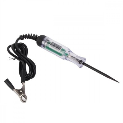 Tester Circuit Electric Auto 6-24V cu Sonda si Cleme Techstar&amp;reg; - Ideal pentru Diagnosticare Baterii și Sisteme Auto foto