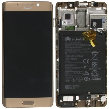 Capacul frontal al modulului de afișare Huawei Mate 9 Pro + LCD + digitizer + baterie aurie 02351CQV foto