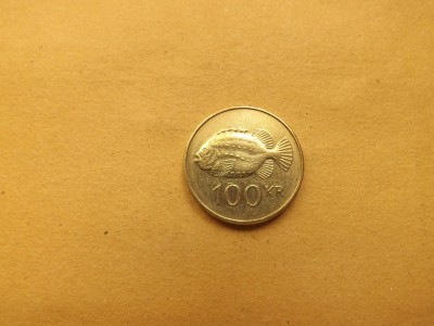 Islanda 100 Kronur / Coroane 2006 foto