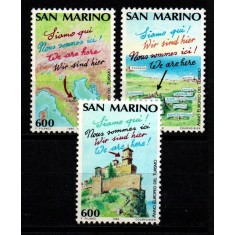 San Marino 1990 - Turism, serie neuzata