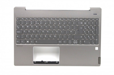 Carcasa superioara cu tastatura palmrest Laptop, Lenovo, IdeaPad S540-15IWL Type 81NE, 81Q1, 5CB0U42562, HQ2090062100011, iluminata, layout UK foto