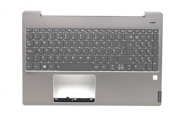 Carcasa superioara cu tastatura palmrest Laptop, Lenovo, IdeaPad S540-15IWL Type 81NE, 81Q1, 5CB0U42562, HQ2090062100011, iluminata, layout UK