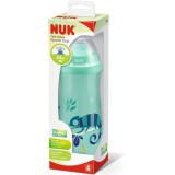 Cana Nuk First Choice Sport Cu Sistem Push-Pull, 450ml, Albastra, Cu Efect Cameleon