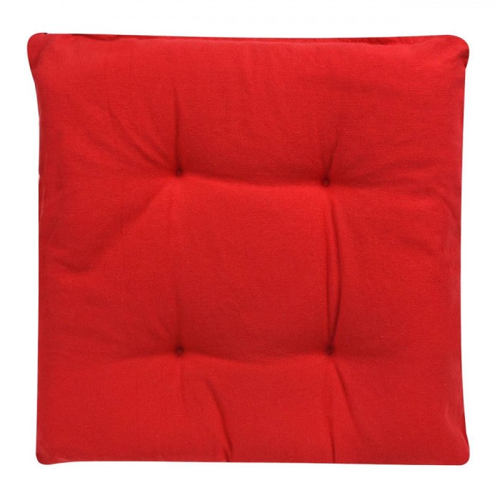 Perna Scaun din Bumbac Rosie 40x40 cm