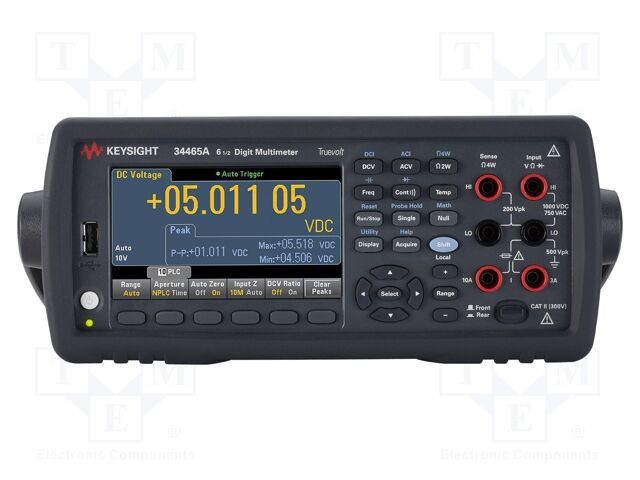 Multimetru de masă KEYSIGHT LCD TFT 4,3&quot; 6,5 cifre 480x272 3&divide;300kHz