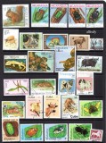 Fauna, lot uzat, stampilat