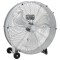 Ventilator drum Gossi cu roti, 3 viteze, argintiu, &Phi;77 cm