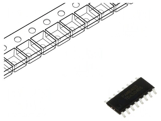 Amplificator audio IC Pieș 3W, 2 Canale, Clasă D, SOP16