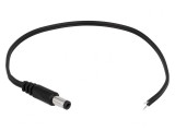 Cablu Alimentare DC 5,5/2,1 Negru 1,5m 2x0,5mm&sup2;, Bq Cable
