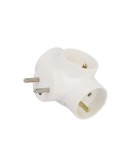R-31/S Conector AC supply splitter Layout 2P+PE white TIMEX-ELEKTRO, TIMEX ELEKTRO