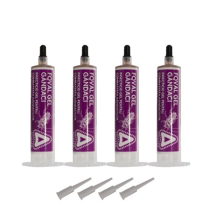 GEL INSECTICID PENTRU COMBATEREA GANDACILOR FOVAL PACHET 4x35g