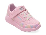 Cumpara ieftin Pantofi sport SKECHERS roz, UNO LITE, din piele ecologica