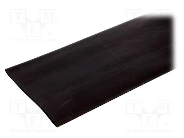 Manşon termocontractabil 2:1 76,2mm L:1m negru CYG/KTG