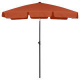 Umbrela de plaja, caramiziu, 180x120 cm GartenMobel Dekor, vidaXL