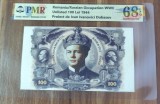 REPRODUCERE pe hartie cu filigran si fire UV proiect bancnota 100 Lei 1944 nr.184