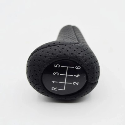 Nuca schimbator DZ04 Q4-2 viteze compatibila BMW E46, E60, E90, E39, 6 trepte Piele Perforata foto