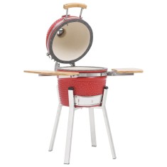Gratar cu afumatoare Kamado, 76 cm, ceramica GartenMobel Dekor foto