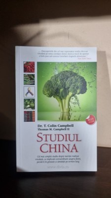 STUDIUL CHINA - DR.T.COLIN CAMPBELL / THOMAS M . CAMPBELL II foto