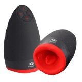 Masturbator Chiven2 Intelligent Heating&amp;Vibration, Silicon Lichid, USB, Negru