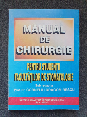 MANUAL DE CHIRURGIE PENTRU STUDENTII FACULTATILOR DE STOMATOLOGIE foto