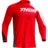 Tricou cross/atv Thor Sector Edge, rosu/alb, marime M