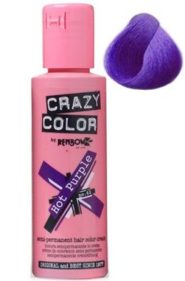 Crazy Color vopsea nuantatoare semipermanenta 100 ml - hot purple nr.62 foto