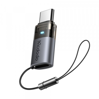 Adaptor Date si Incarcare Lightning - USB-C McDodo OT-7610, Negru foto