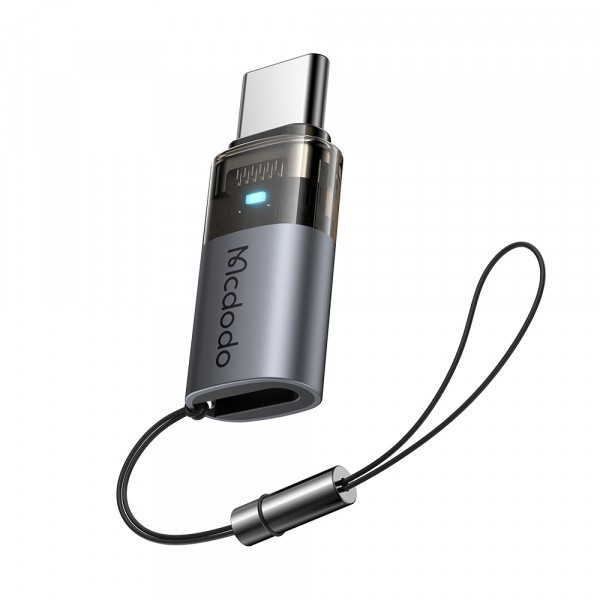 Adaptor Date si Incarcare Lightning - USB-C McDodo OT-7610, Negru