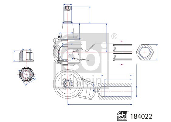 FEBI BILSTEIN 184022 Cap de bara